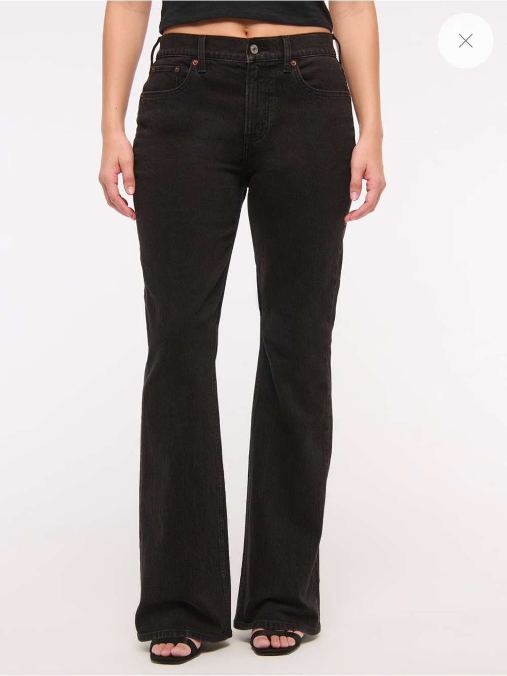 NWT Abercrombie curve love mid rise bootcut jeans Size 29
